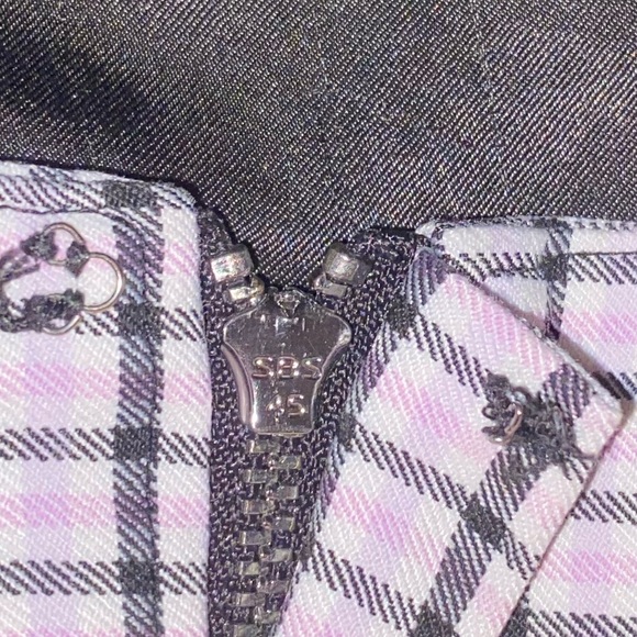 ✨2for22$ Plaid skirt with a slit - Picture 4 of 5